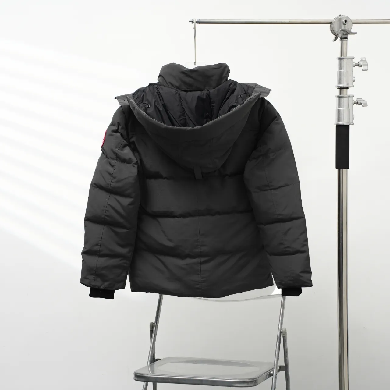 P740 CANADA GOOSE丨Canada Goose 29 New 2048 Hairless Collar Hooded Down Jacket Color: Graphite Red Size: XS-XXL